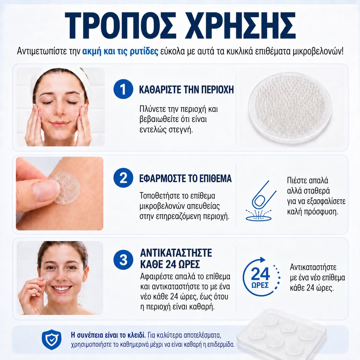 Οδηγίες χρήσης στα ελληνικά
